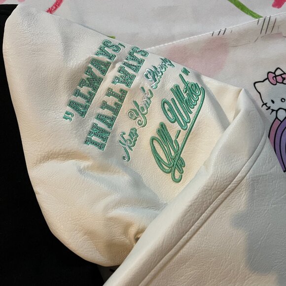 Off-White Black And White Baseball Jacket - Picture 4 of 9